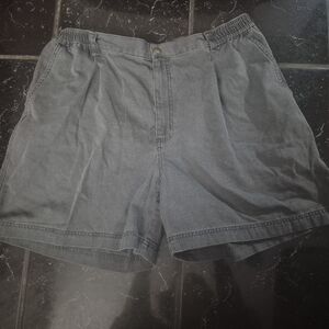 L.L. Bean Pathfinder  Men's Charcoal Cotton Short 40